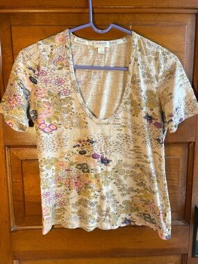 Rodarte for Target scoop neck Flower T-Shirt
